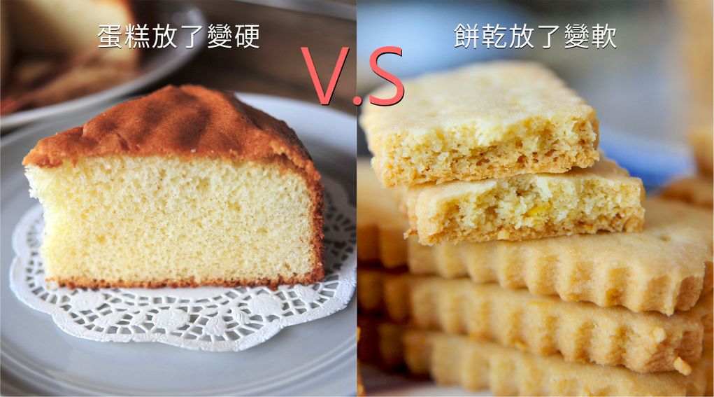 为何蛋糕放了变硬饼干却变软？