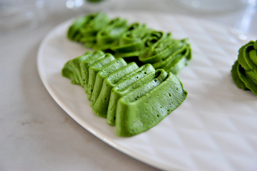 抹茶鲜奶油霜饰制作