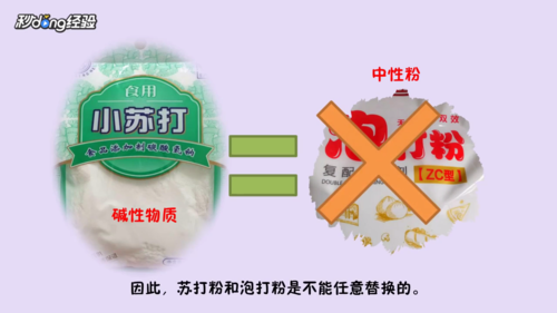 泡打粉和小苏打的区别？