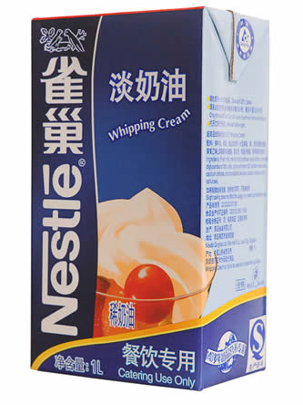 奶油 奶油是什么 鲜奶油与淡奶油