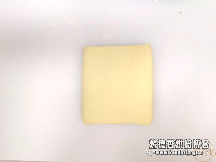 家里没有开酥机,怎么做牛角包?