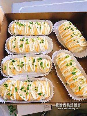 一次性发酵葱香芝士软包 制作方法