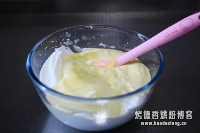 8寸戚风蛋糕的做法,适合烘焙新手制作,口感细腻绵软,零失败