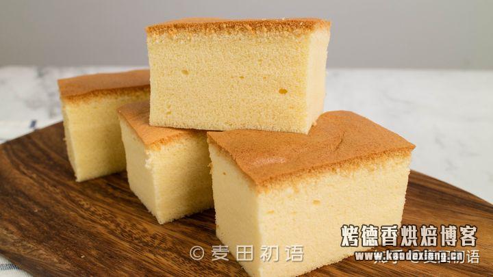 比戚风更简单,不凹不塌的古早味蛋糕,柔软细腻超好吃