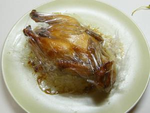 微波炉烤整鸡多长时间,微波炉轻松做——蒜香烤鸡