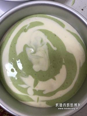 六寸抹茶戚风蛋糕胚，不回缩不塌陷  制作方法