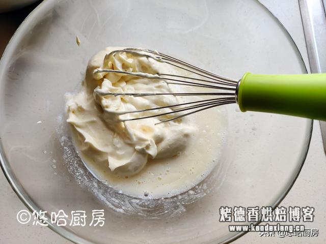 4个鸡蛋1碗面粉,分蛋打发操作,蛋糕不开裂不塌陷,轻松搞定