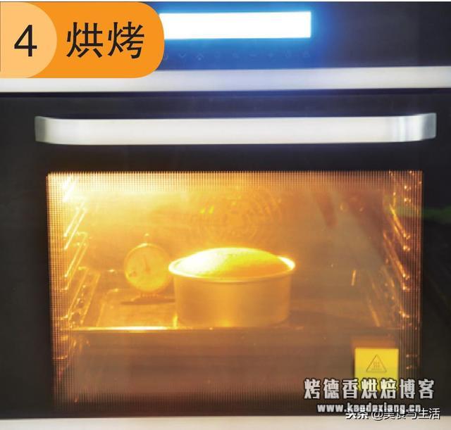 全蛋海绵蛋糕是适合在家吃的蛋糕,一口咬下去,口感弹弹的真好吃