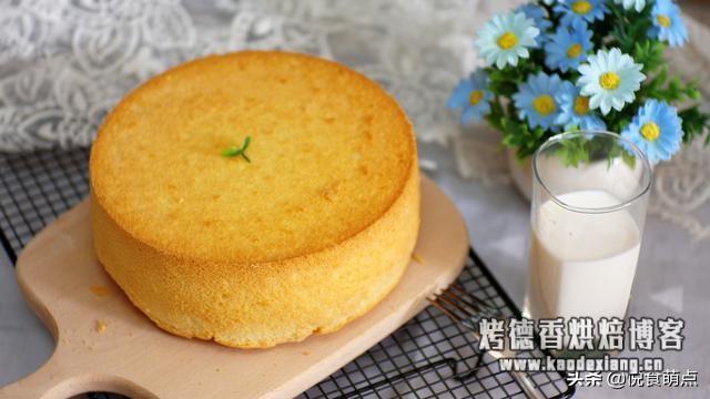 烘焙新手做蛋糕的首选,成功率极高、做法简单的戚风蛋糕配方