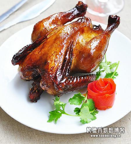 微波炉烤整鸡多长时间,微波炉轻松做——蒜香烤鸡