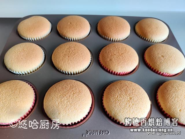 4个鸡蛋1碗面粉,分蛋打发操作,蛋糕不开裂不塌陷,轻松搞定
