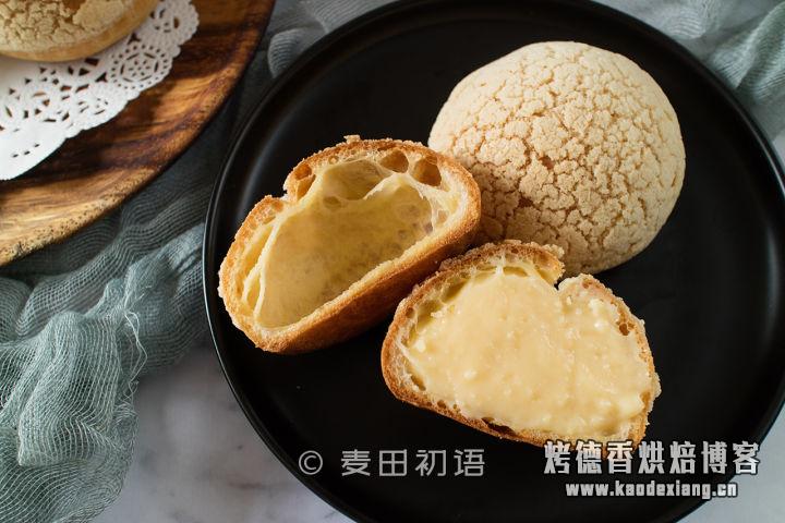 一口下去就爆浆的卡士达酥皮泡芙,大气孔不塌陷的秘密都在这