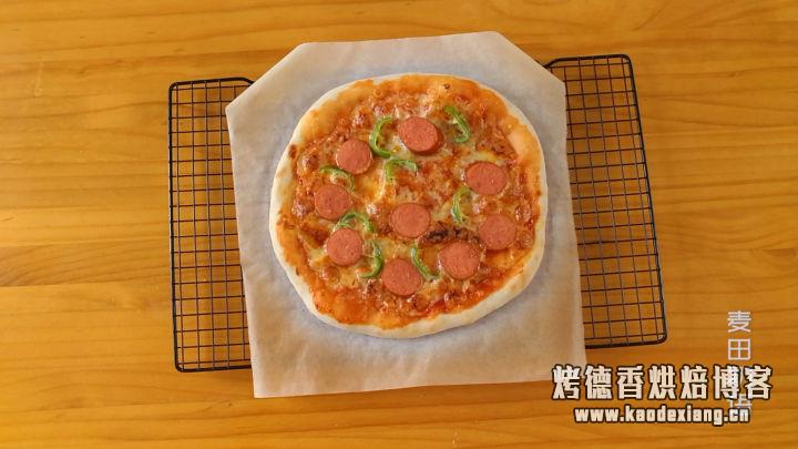 教你做正宗的意式披萨,饼底酥脆内馅软嫩,比外面好吃太多了