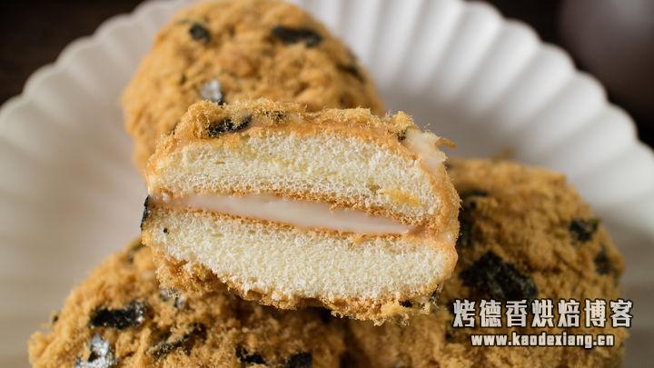老师傅教你做网红肉松小贝,咸香松软回味无穷
