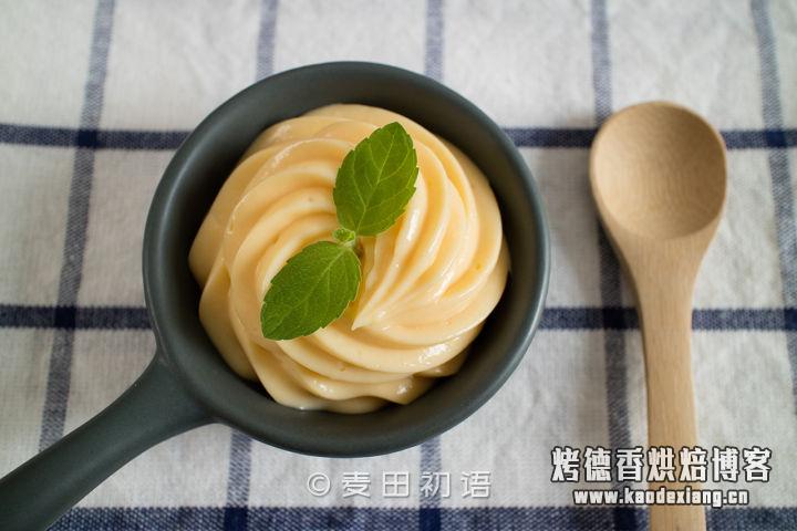 烘焙师的万能酱料——卡士达酱,泡芙面包蛋糕都能用