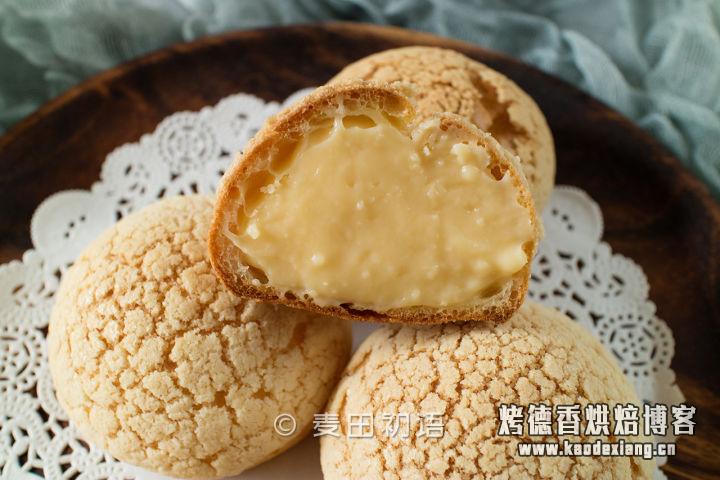 一口下去就爆浆的卡士达酥皮泡芙,大气孔不塌陷的秘密都在这