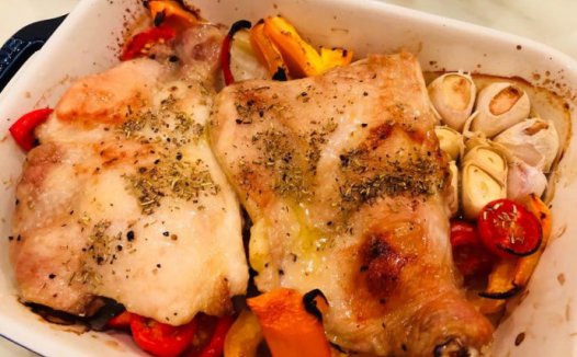 简易懒人蒜香烤鸡排