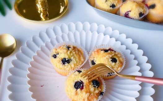 蓝莓马芬蛋糕 制作方法