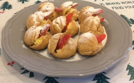 草莓泡芙小姐制作方法