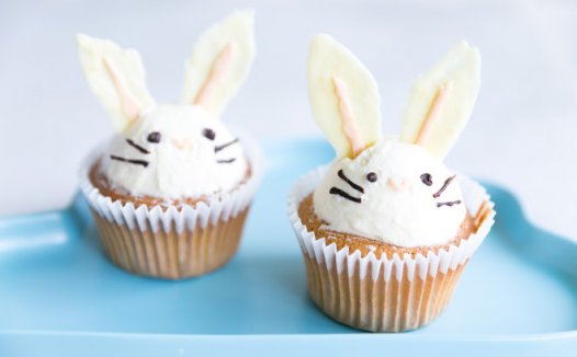 萌萌哒小兔子cupcake 制作方法