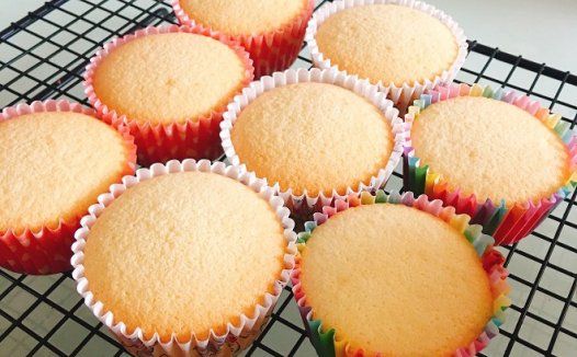软萌的杯子蛋糕(口感湿润的cupcake) 制作方法