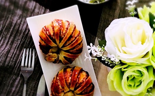 豆沙圈圈包 制作方法