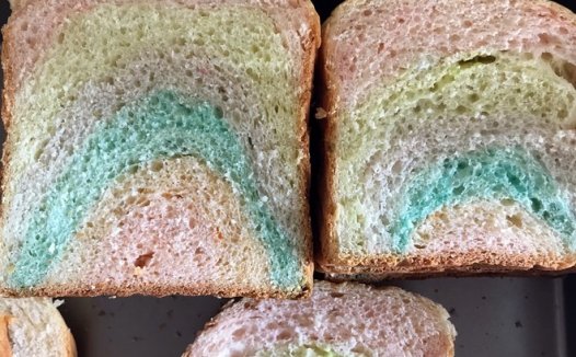 彩色吐司 制作方法