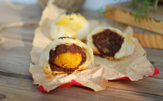 【『蛋黄酥』(超详细步骤)的做法步骤图】o橙小橙o-制作